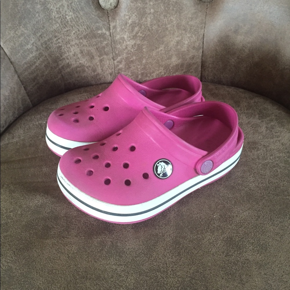 Pink Crocs